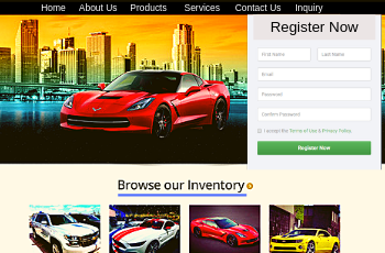 website development for automotive industry